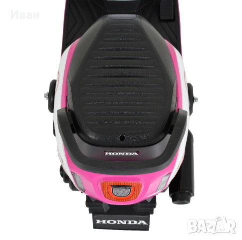 ТОП ЦЕНА!НОВО!Детски акумулаторен мотор Honda PINK с 12V батерия,предни светлини, снимка 6 - Детски велосипеди, триколки и коли - 54447083