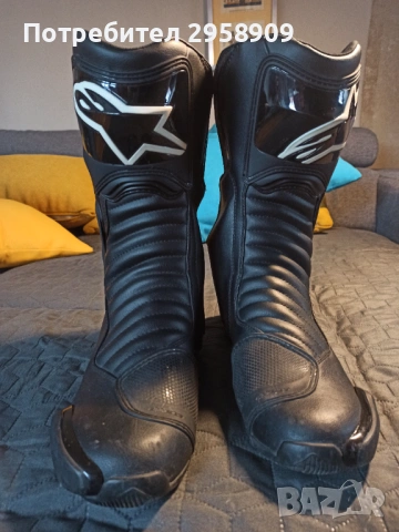 ботуши ALPINESTARS SMX-6 V2 BLACK/WHITE номер 43, снимка 2 - Аксесоари и консумативи - 54834969