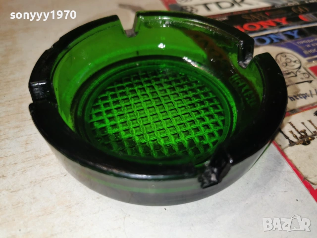 СТАР ПЕПЕЛНИК-ЗЕЛЕНО СТЪКЛО 1904260916LCHERY1, снимка 13 - Антикварни и старинни предмети - 54242075