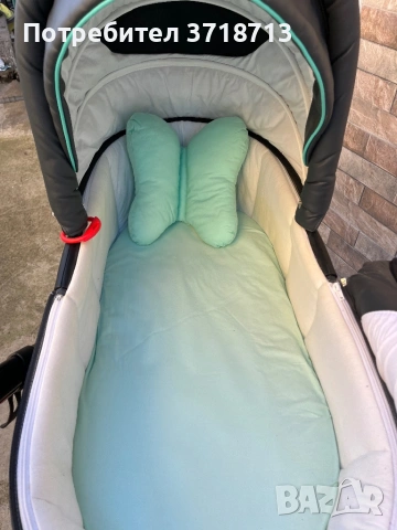 Количка Milu Kids бебешка количка 2в1, снимка 14 - Детски колички - 54660492