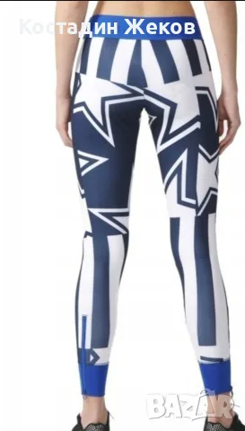  Нов. Дамски спортен оригинален клин Adidas StellaSport Print , снимка 2 - Клинове - 55658214