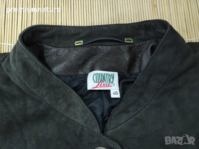 Country Line Bavaria / S-M / дамско сако тип яке от естествена велурена козя кожа, снимка 12 - Якета - 55544193