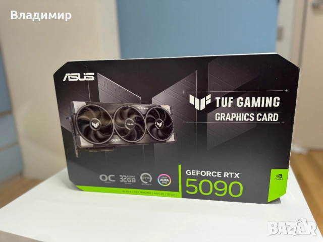 Видеокарта ASUS TUF Gaming RTX 5090 OC 32GB GDDR7, снимка 2 - Видеокарти - 54253782