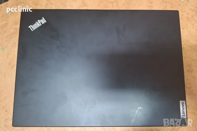 ЗА ЧАСТИ Lenovo ThinkPad L14 Gen 2 14" | TOUCHSCREEN | intel Pentium Gold | Запазен корпус | Залят