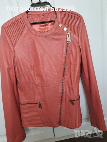 Яке от естествена кожа, снимка 3 - Якета - 54303472