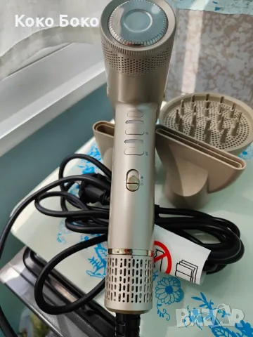 Продавам сешоар SilverCrest SHB 1600 B1 с безчетков мотор – като нов, в гаранция до 25.01.2028 г., снимка 3 - Сешоари - 55424419