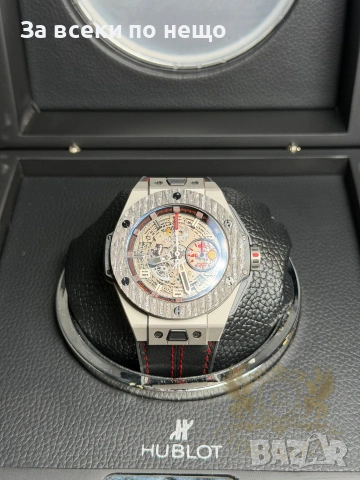 Hublot Big Bang Ferrari Carbon Мъжки Часовник С Автоматичен Механизъм Код Chronolux23, снимка 2 - Луксозни - 55079715