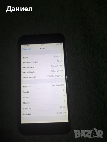 iphone 6plus 64gb, снимка 3 - Apple iPhone - 54808076