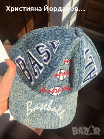 Бейзболна дънкова шапка (100% памук), снимка 6 - Шапки - 54327542
