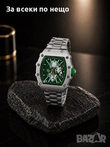 Richard Mille Мъжки Луксозен Часовник С Кварцов Механизъм С Кутия Код Gentlemen Legacy65