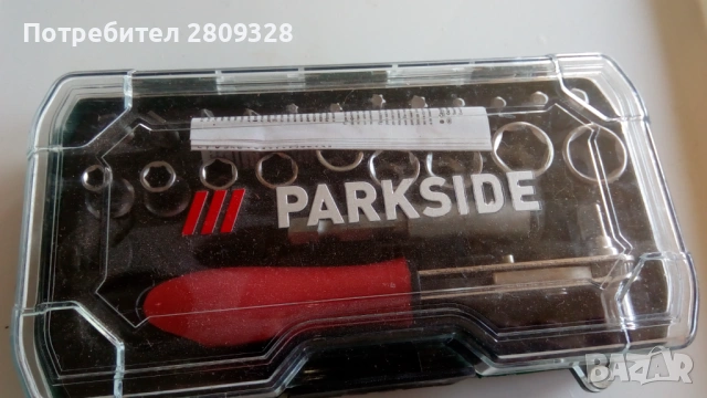 Гедоре с битове комплект, парксайд, ново