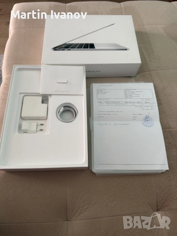 Macbook pro 13 inch model A1706 silver 2,9ghz 256gb touch bar 2016, снимка 10 - Лаптопи за игри - 54442794
