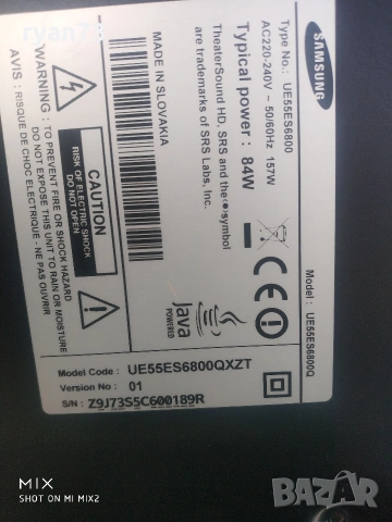 Mainboard BN41-01807A, снимка 4 - Части и Платки - 54652549