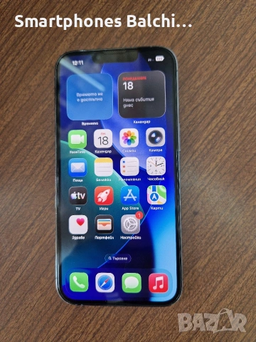 iPhone 13 Pro Sierra Blue-256gb/100% battery health , снимка 3 - Apple iPhone - 54757754