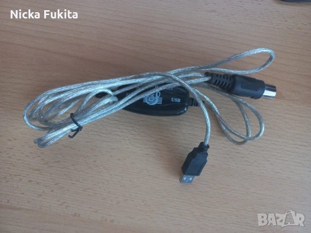 USB MIDI кабел за клавир, пиано и синтезатор, снимка 2 - Синтезатори - 55192303