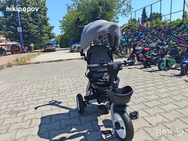 BYOX Детска триколка Flexy LUX сив, снимка 5 - Детски велосипеди, триколки и коли - 55440206