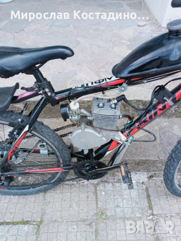 Веломотор 100 кубика kraft, снимка 6 - Велосипеди - 54341218