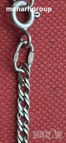 Сребърна верижка, снимка 5 - Колиета, медальони, синджири - 54063669