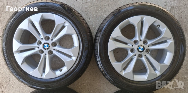 Лети джанти със зимни гуми 225/55-17" от BMW - оригинални, снимка 3 - Гуми и джанти - 54429963