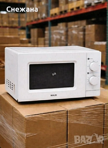 Микровълнова фурна 20L, нова, с 5 степени, снимка 2 - Микровълнови - 54406474