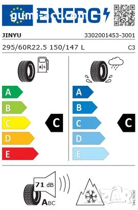ПРОМОЦИЯ КАМИОННИ ГУМИ 295/60R22.5 JINYU JF518 150/147L TL, снимка 4 - Гуми и джанти - 55539954