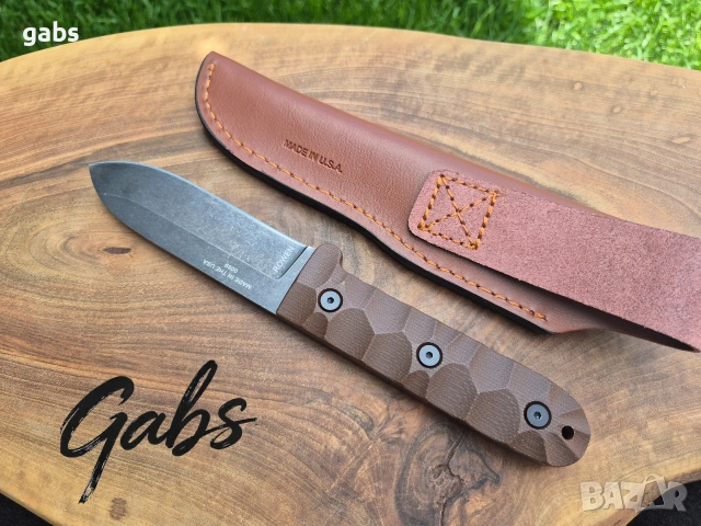 Нож ESEE USA Camp Lore PR4,Randall's Adventure,фултанг с кожена кания, снимка 8 - Ножове - 54752072