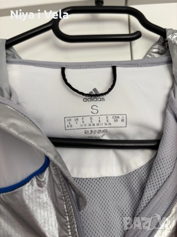 Сребриста ветровка Adidas x Nasa чисто нова, снимка 2 - Якета - 55167266