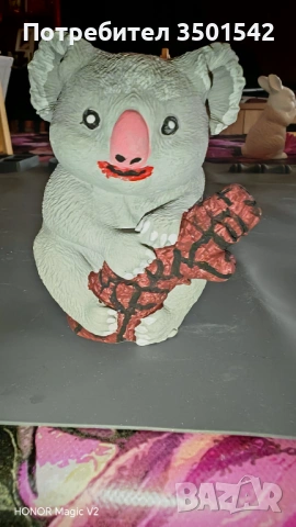 Цветни фигурки от гипс 