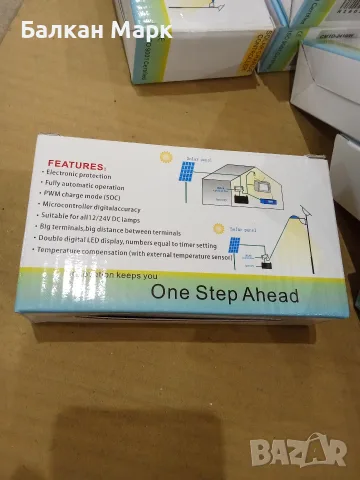 Соларни контролери ANSELF CMTD-2410W 12V/24V 10A – Лот 10 броя (Внос от Германия),соларен контролер, снимка 6 - Друга електроника - 55577343