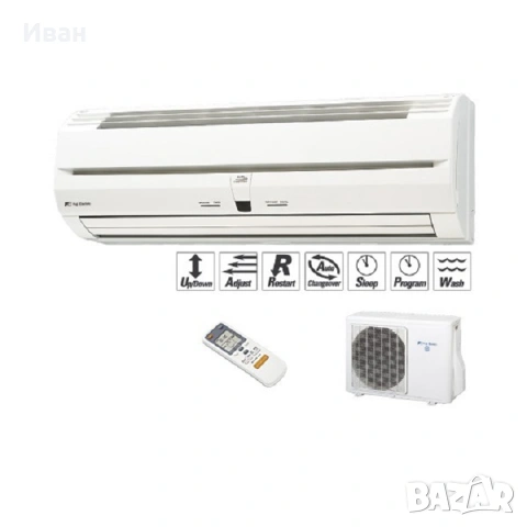 Климатик FUJI RS-12UC стенен използван, снимка 3 - Климатици - 54702831