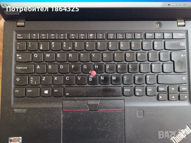 Lenovo ThinkPad T14s Ryzen 5  14 инча 16gb / 512gb SSD /Батерия 7-8 часа на 226 цикъла Гаранция 11м., снимка 3 - Лаптопи за дома - 54660983