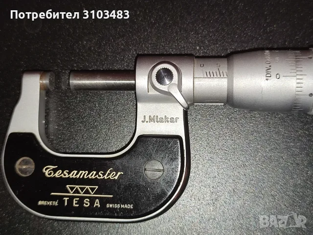 Микрометър TESA 0-25мм с точност 0.001мм , снимка 7 - Стругове - 55302076