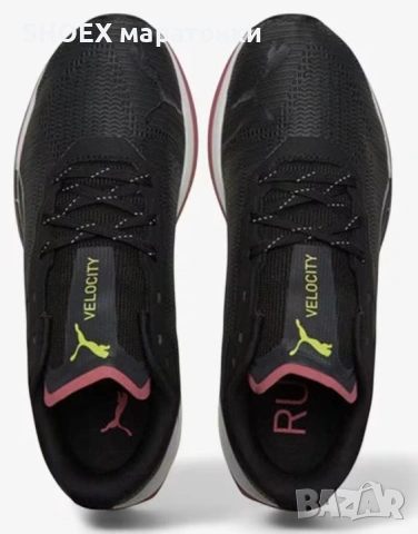PUMA Velocity Nitro Water Repellent Running Shoes Black  Унисекс маратонки PUMA, снимка 5 - Маратонки - 54931567