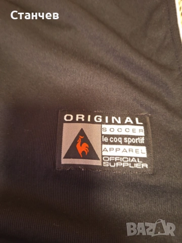 Мъжки футболен / спортен екип Le Coq Sportif, размер XXL – Черен с бежово, снимка 2 - Спортни дрехи, екипи - 54823916