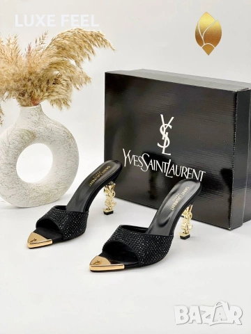 YVES SAINT LAURENT 💎Дамски Чехли , снимка 3 - Чехли - 53987839