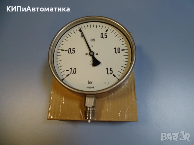 манометър HAENNI DRC 160/211.133 pressure gauge Ф160 -1+1.5Bar