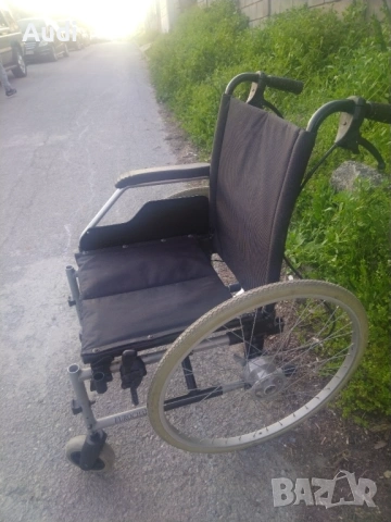 Сгъваема инвалидна рингова количка, липсва левия подкакътник, снимка 11 - Инвалидни колички - 54099724