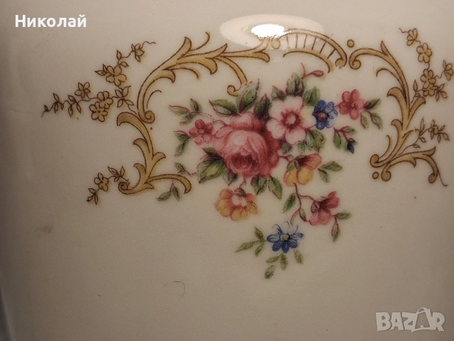 Немска Порцеланова кана за мляко Zeh Schverzer Бавария, снимка 2 - Антикварни и старинни предмети - 54989592