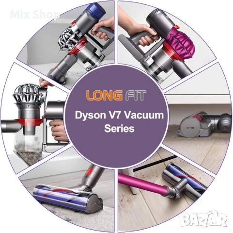 Батерия за Dyson v7 LONGFIT 6500mAh sv11, снимка 4 - Друга електроника - 54762570