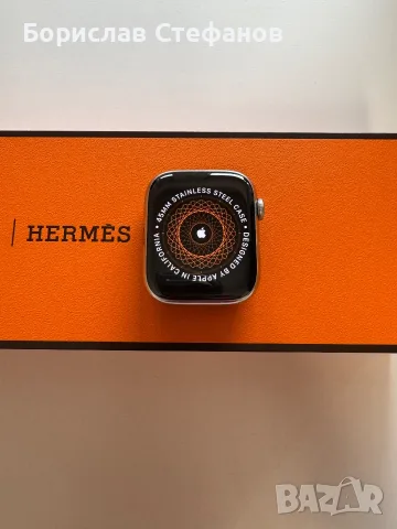 Apple Watch Series 8 Hermès 45 mm Stainless Steel Cellular, снимка 4 - Смарт часовници - 55415547