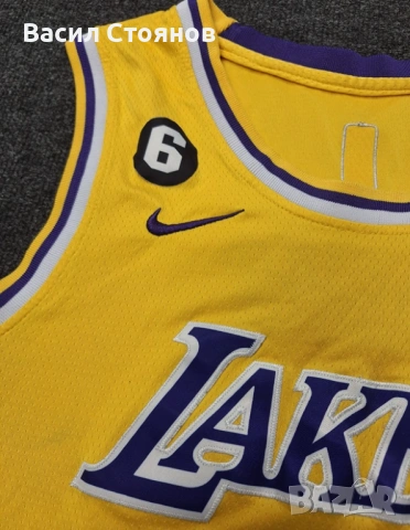 Лос Анжелис Лейкърс / LA Lakers NBA Lebron James #23 Nike Jersey - Размер М, снимка 6 - Фен артикули - 54608946