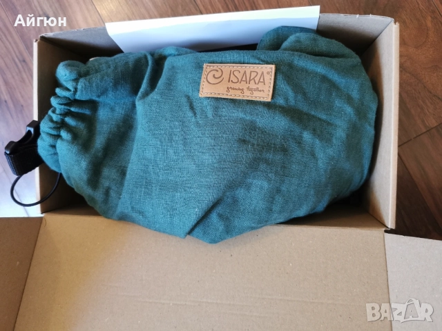 Ергономична раница ISARA ELITE ЛЕН  /Evergreen Linen/, снимка 3 - Кенгура и ранички - 54822307