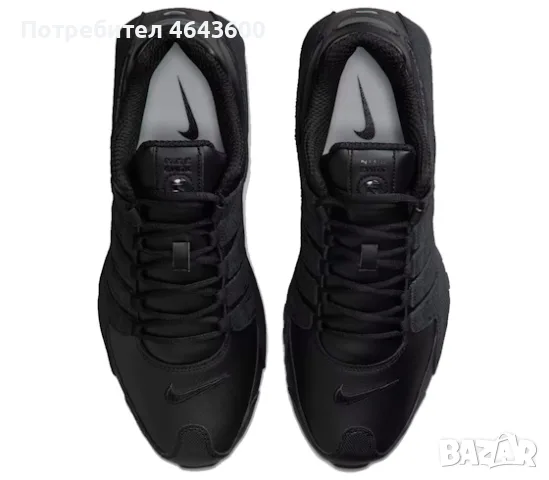 Nike Shox NZ Triple Black, снимка 4 - Маратонки - 55692436