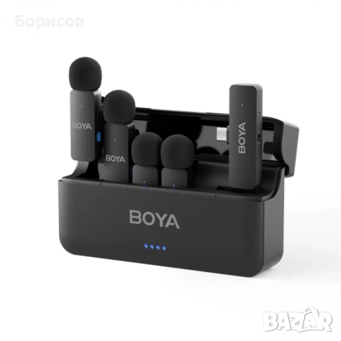 BOYA BY-V4U безжична микрофонна система с usb c, снимка 8 - Микрофони - 55068614