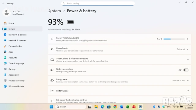 Лаптоп Acer Aspire 15.6" E5-574G |Intel i5 6200U 4x2.80 Ghz|16GB RAM|GTX 920M 2GB|1TB SSD|Win 11|DVD, снимка 8 - Лаптопи за дома - 54390776