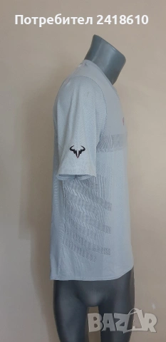 Nike Rafa Nadal Court Dri - Fit Aeroreact Stretch Mens Size M  ОРИГИНАЛ! Мъжка Тениска !, снимка 5 - Тениски - 54837415