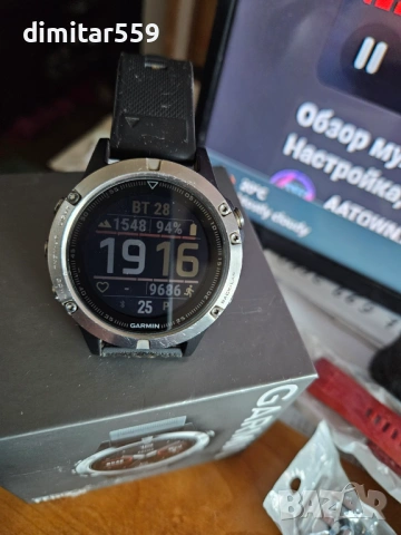 Garmin Fenix 5 Мултиспорт GPS часовник, снимка 2 - Смарт часовници - 54500023