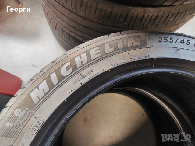 4бр.летни гуми 255/45/18 Michelin, снимка 5 - Гуми и джанти - 54448345
