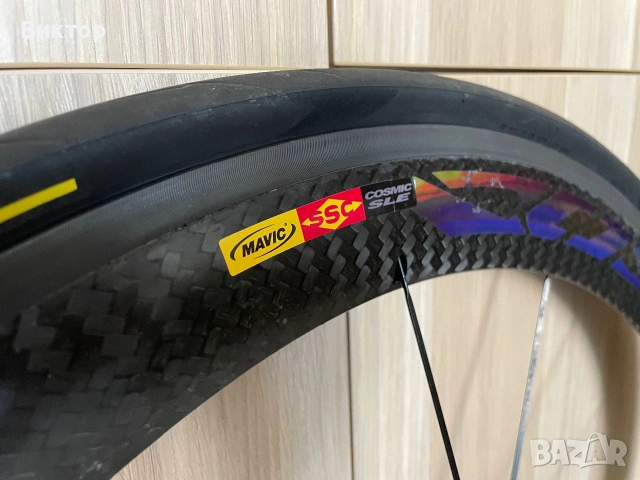 Карбонови калпи MAVIC Cosmic SLE / CXR 60 (Exalith 2) + гуми Pirelli, снимка 6 - Части за велосипеди - 55101254