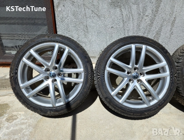 Джанти с Гуми Borbet 17* 5x100 7.5J ET35 215/45 Всесезонни, снимка 3 - Гуми и джанти - 54712342
